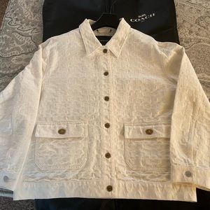 Coach Signature Denim Jacket - Brand New Never Worn